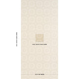 Schumacher Beveled Frame Sisal Oyster Wallpaper