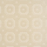 Schumacher Beveled Frame Sisal Oyster Wallpaper