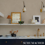 Schumacher Royre Stripe Sisal Sand Wallpaper