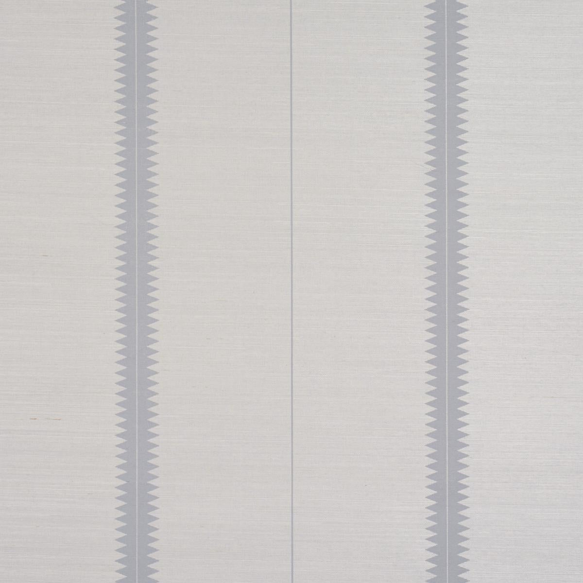 Schumacher Bristle Stripe Sisal Dove Wallpaper