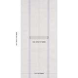 Schumacher Bristle Stripe Sisal Dove Wallpaper