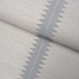 Schumacher Bristle Stripe Sisal Dove Wallpaper