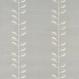 Schumacher Geo Leaf Sisal Mineral & Ivory Wallpaper
