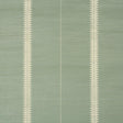 Schumacher Bristle Stripe Sisal Seaglass Wallpaper