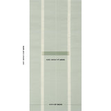 Schumacher Bristle Stripe Sisal Seaglass Wallpaper