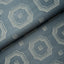 Schumacher Beveled Frame Sisal Denim Wallpaper