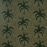 Schumacher Agua De Coco Palm Tree Green Wallpaper