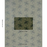 Schumacher Agua De Coco Palm Tree Green Wallpaper