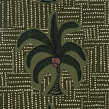 Schumacher Agua De Coco Palm Tree Green Wallpaper