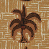 Schumacher Agua De Coco Sunbleached Ochre Wallpaper