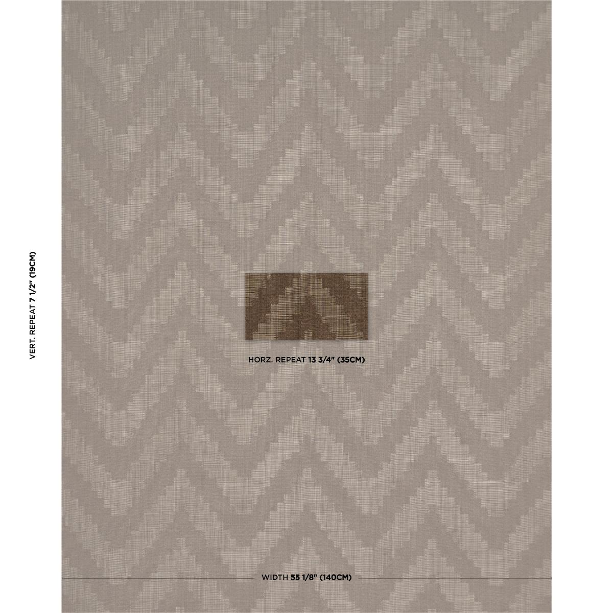 Schumacher Verne Chestnut Fabric