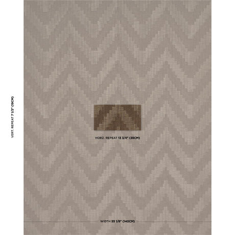 Schumacher Verne Chestnut Fabric
