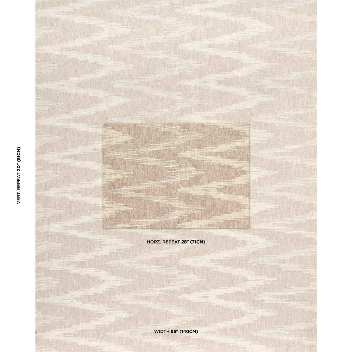 Schumacher Grand Gesture Flax Fabric