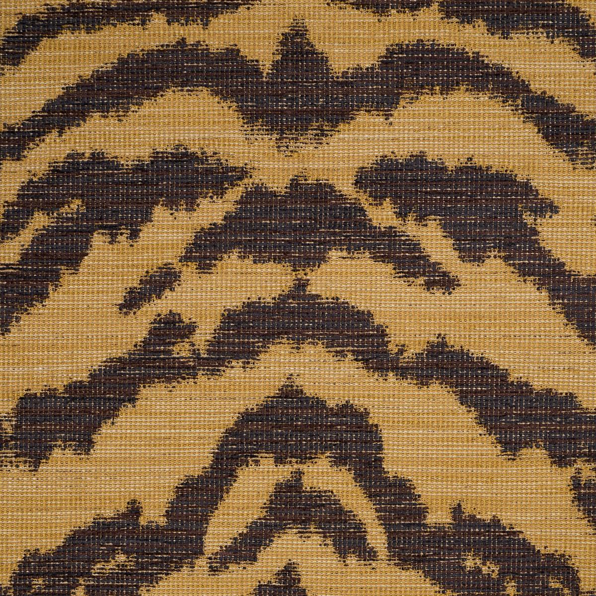 Schumacher Shivalik Hills Tiger Gold Fabric