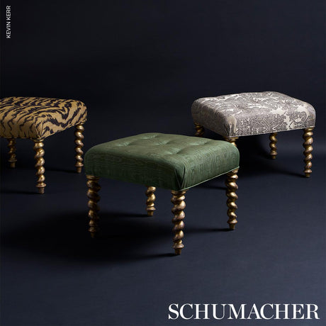 Schumacher Shivalik Hills Tiger Gold Fabric
