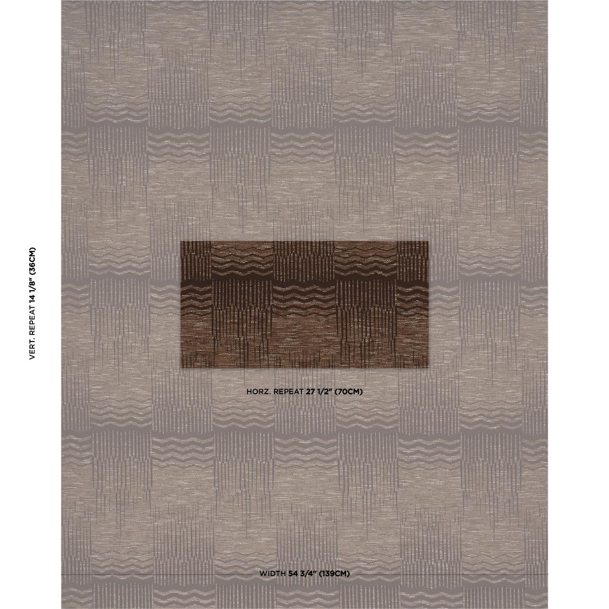 Schumacher El Dorado Bronze Fabric