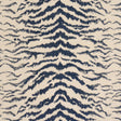 Schumacher Shivalik Hills Tiger Indigo Fabric