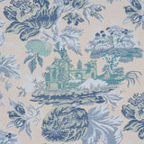 Schumacher Jardin De Louis Delft Fabric