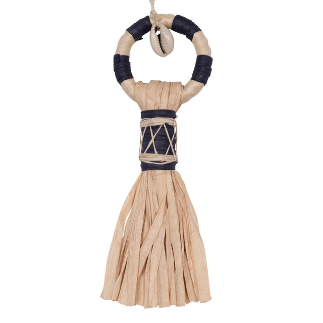 Schumacher Broom Tassel Pacific Ocean Hues Fabric