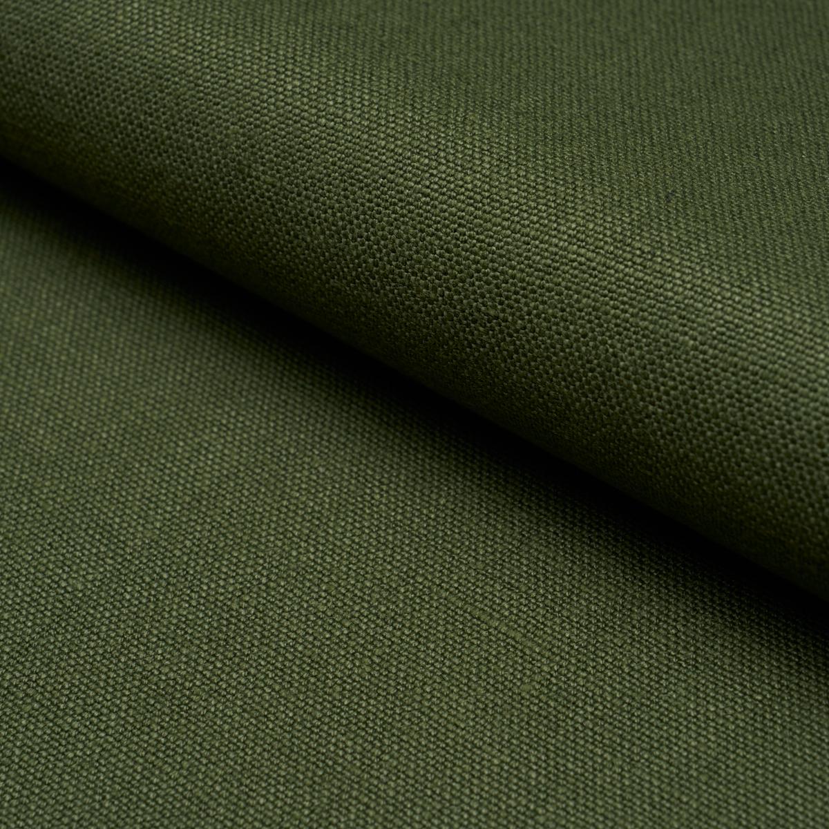 Schumacher Piet Performance Linen Hunter Green Fabric