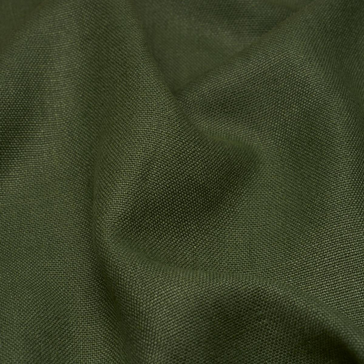 Schumacher Piet Performance Linen Hunter Green Fabric