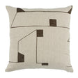 Schumacher Carbon 20" x 20" Circuit Pillow