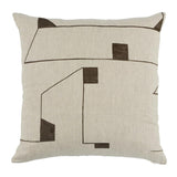 Schumacher Carbon 20" x 20" Circuit Pillow