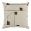 Schumacher Carbon 20" x 20" Circuit Pillow