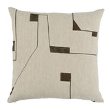Schumacher Carbon 20" x 20" Circuit Pillow