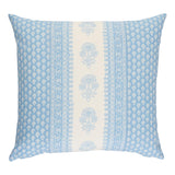 Schumacher Hyacinth I/O China Blue 18" x 18" Pillow