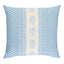 Schumacher Hyacinth I/O China Blue 22" x 22" Pillow