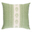 Schumacher Hyacinth I/O Leaf Green 18" x 18" Pillow