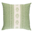 Schumacher Hyacinth I/O Leaf Green 22" x 22" Pillow