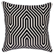 Schumacher Noir 18" x 18" Vanderbilt Velvet Pillow