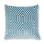 Schumacher Marine 18" x 18" Vanderbilt Velvet Pillow