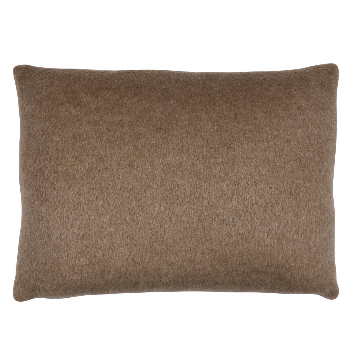 Schumacher Driftwood 16" x 12" Dixon Mohair Pillow