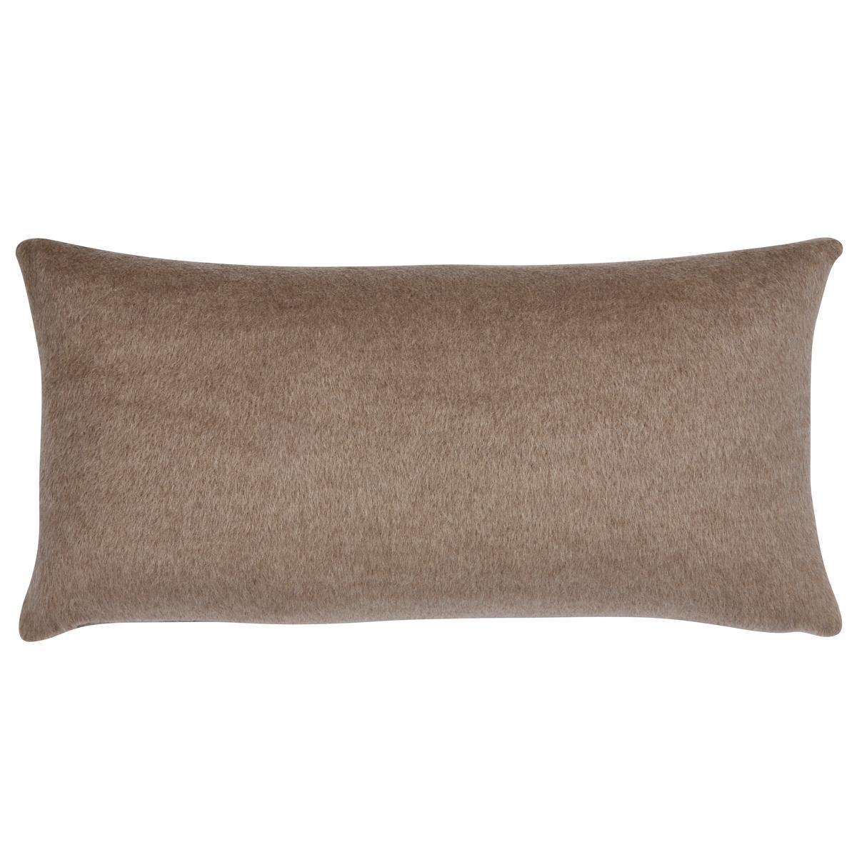 Schumacher Driftwood 24" x 12" Dixon Mohair Pillow
