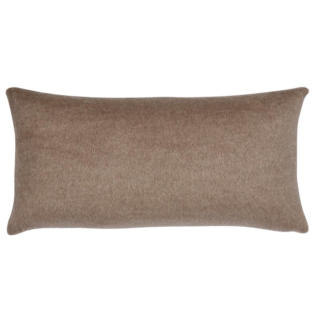 Schumacher Driftwood 24" x 12" Dixon Mohair Pillow