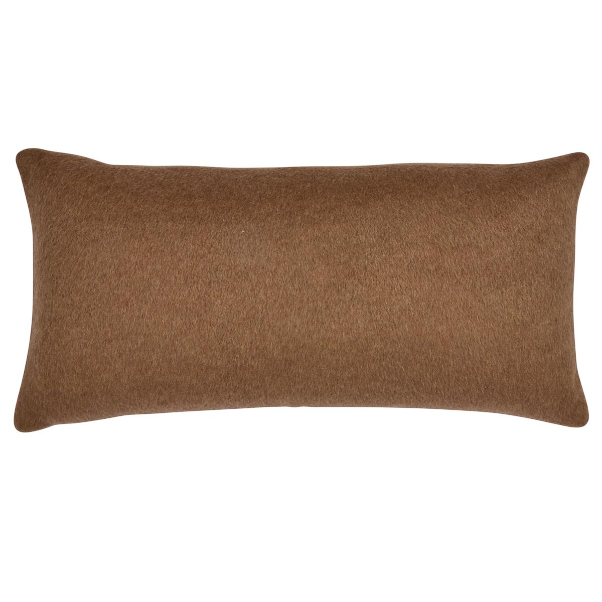 Schumacher Vicuna 24" x 12" Dixon Mohair Pillow