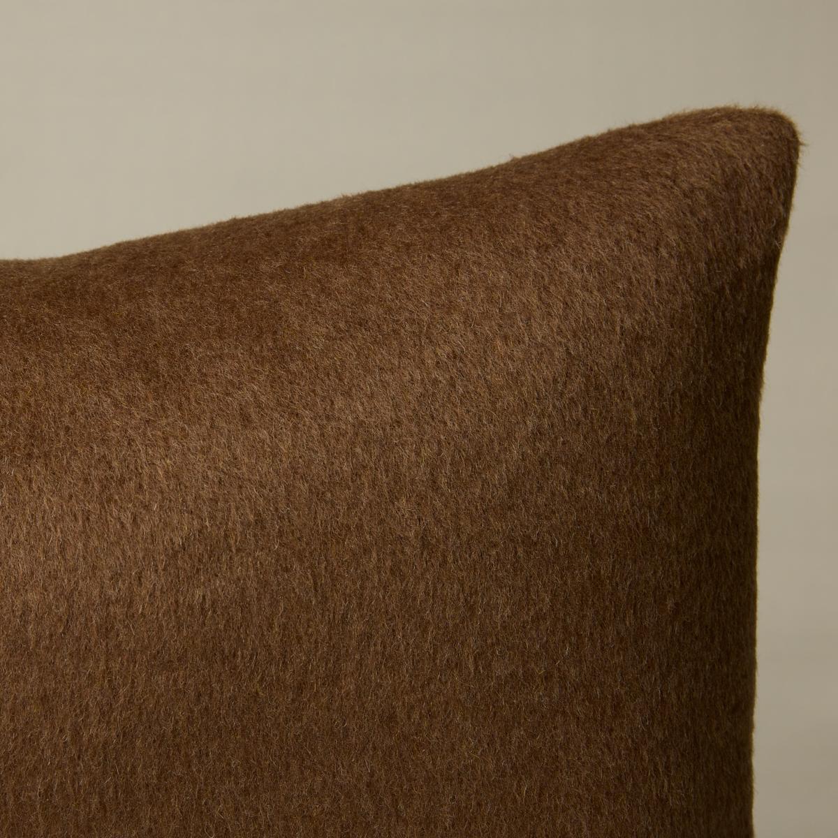 Schumacher Vicuna 24" x 12" Dixon Mohair Pillow