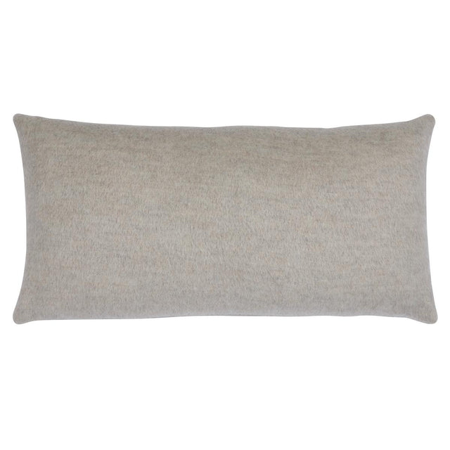 Schumacher Stone 24" x 12" Dixon Mohair Pillow