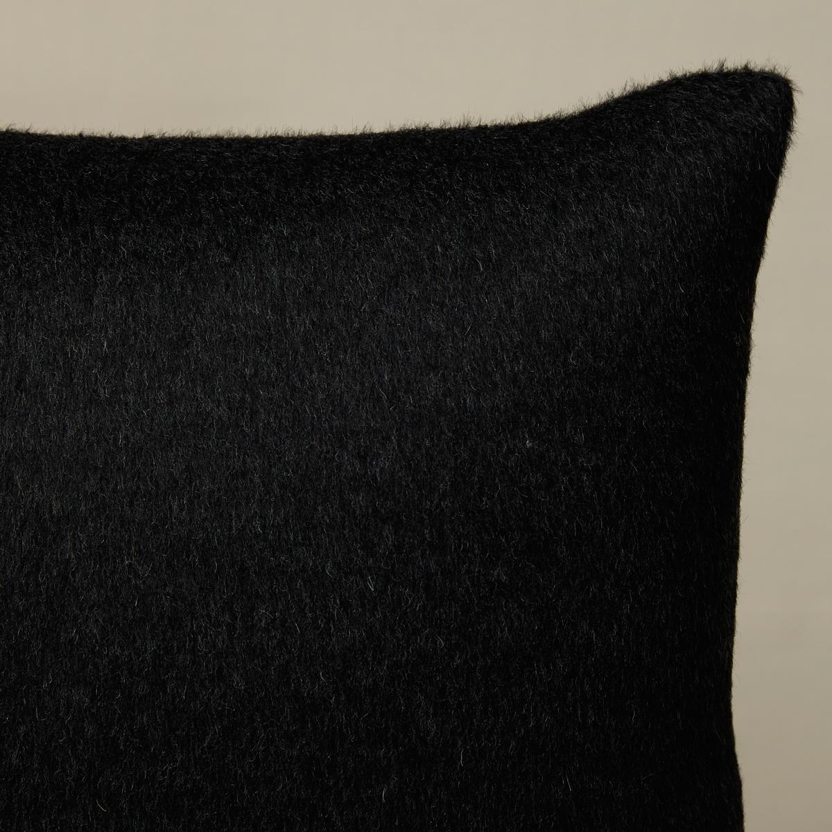 Schumacher Dixon Mohair Carbon 18" x 12" Pillow