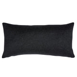 Schumacher Carbon 24" x 12" Dixon Mohair Pillow