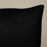 Schumacher Carbon 24" x 12" Dixon Mohair Pillow