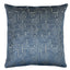 Schumacher Midnight Blue 18" x 18" Lisboa Velvet Pillow