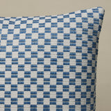 Schumacher Blue 18" x 12" Elkhart Pillow