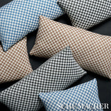 Schumacher Blue 24" x 12" Elkhart Pillow