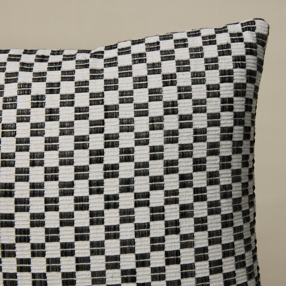 Schumacher Black 24" x 12" Elkhart Pillow