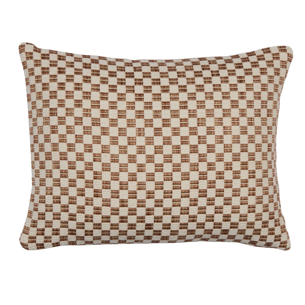 Schumacher Brown 16" x 12" Elkhart Pillow
