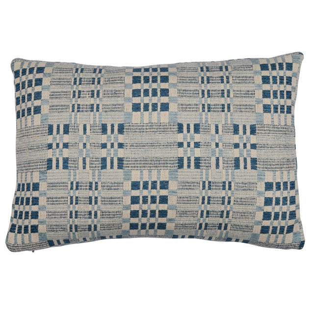 Schumacher Indigo 16" x 12" Brimfield Pillow